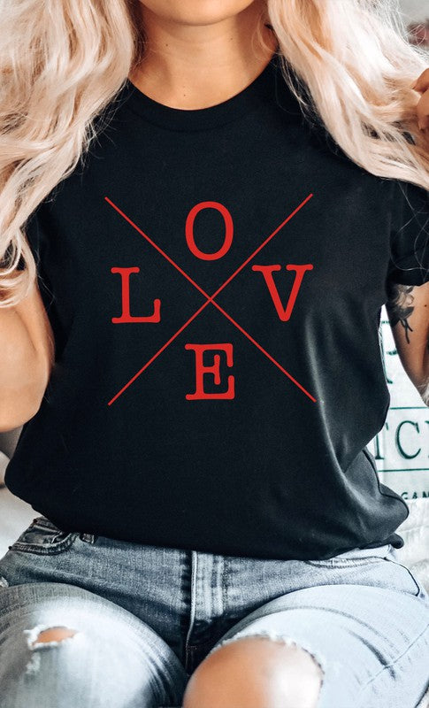Love Valentines Day PLUS SIZE Graphic Tee T-Shirt