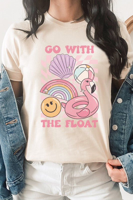 Go With The Float Pool Toys Floaty Graphic Tee T-Shirt