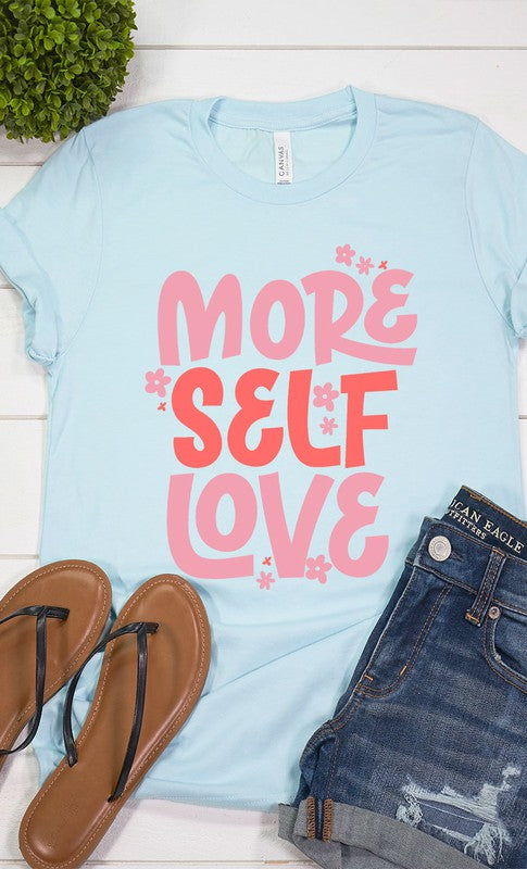 Retro More Self Love Graphic Tee T-Shirt