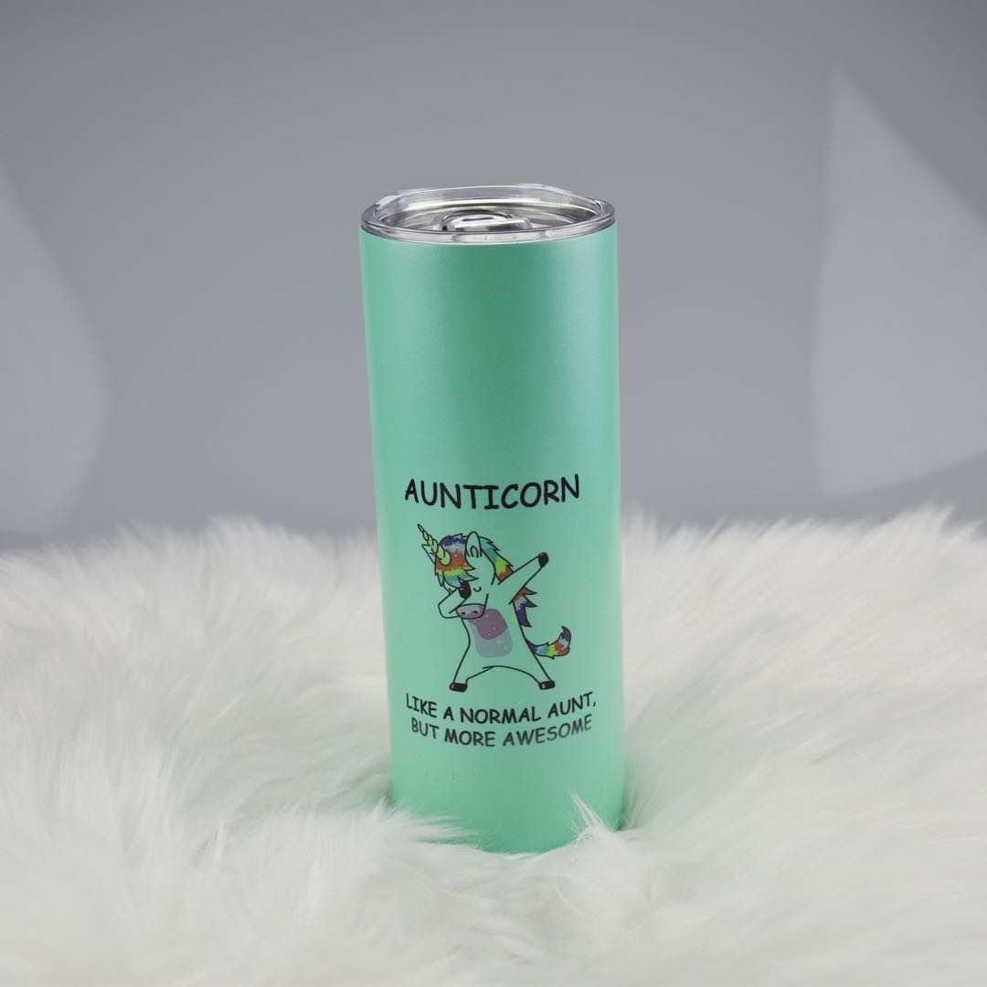 20oz Tumblers Glow in the Dark Blank White Red Coral Blue Green or Pink Stainless Sublimation Tumbler W/Straw, lid & Box