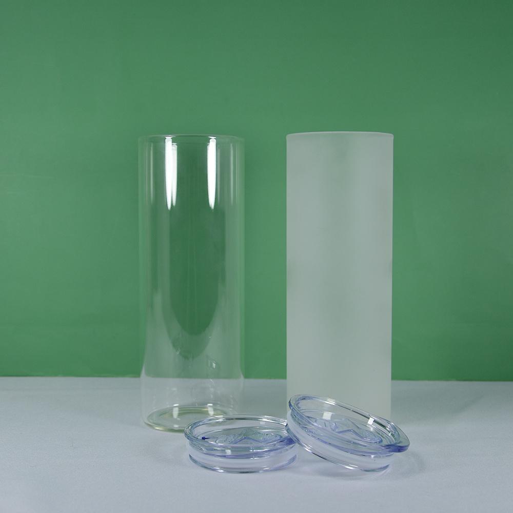 25oz Sublimation Blank Glass Tumbler (Clear or Frosted)
